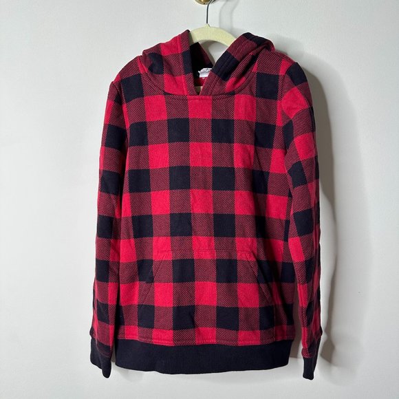 Ideology Other - Ideology Unisex Red/Black Buffalo Check Hoodie 10/12